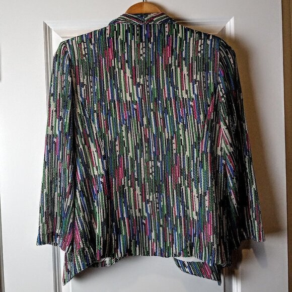 Alberto Makali Multicolor Open Weave Swing Jacket - Picture 2 of 6